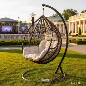Аренда Кресло подвесное AFM 168A XL цвет коричневый в санатории «Русь» — ART SPACE