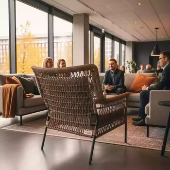 Аренда Кресло плетеное YH C1621W brown в Novotel Resort — ART SPACE
