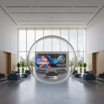 Аренда Шар елочный пластиковый прозрачный под вставку 70 мм в Gamma Sirius — ART SPACE