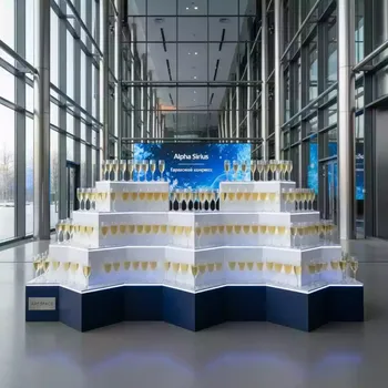 Аренда Фотозона стена из шампанского в Alpha Sirius — ART SPACE