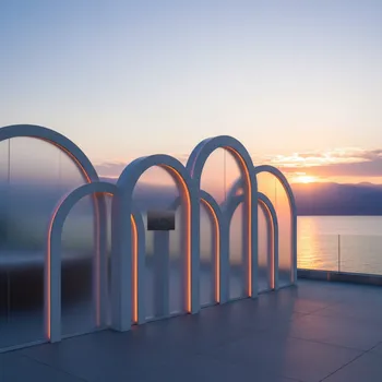 Аренда Стеновые панели для арочных конструкций пластик стекло в Imeretinskiy Hotel — ART SPACE