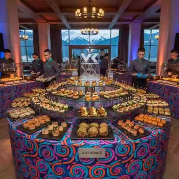 Аренда Кейтеринг на праздники Radisson Hotel Rosa Khutor — ART SPACE
