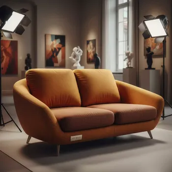 Аренда Диван двухместный с подушками Link Terra в Boutique Hotel PORTUM 1905 — ART SPACE