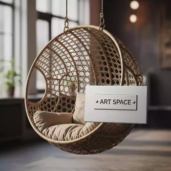 Аренда Кресла подвесного Brown tubo в Alpha Sirius — ART SPACE