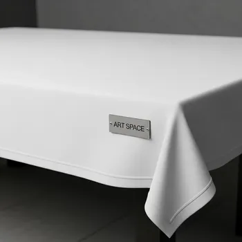 Аренда Скатерть прямоугольная белая 320х225 см в Sochi Marriott Krasnaya Polyana — ART SPACE