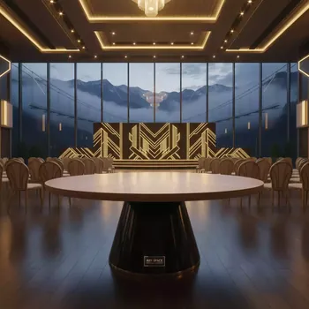 Аренда Стол Лидер 3 D1500 дуб сонома черный в Skypark Sochi — ART SPACE