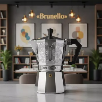Аренда Кофеварка гейзерная на 4 порции декор Bella Italia 2 в ресторане «Brunello» — ART SPACE