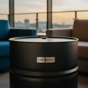 Аренда Стол журнальный barrel table black в Cosmos Sochi Hotel — ART SPACE