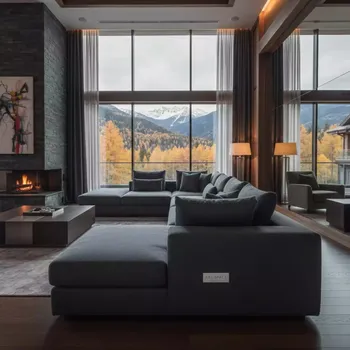 Аренда Секция модульная California Gray серая в Гранд Отель Поляна — ART SPACE