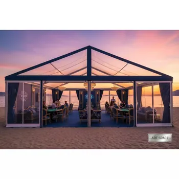 Аренда Шатер Кайт 12х18 со стенками в пляжном клубе Del Mar — ART SPACE