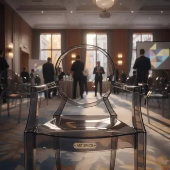 Аренда Кресло прозрачное Crystal черный в Boutique Hotel PORTUM 1905 — ART SPACE