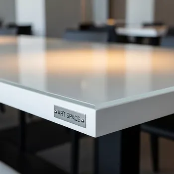 Аренда Столешница Elliot 1500 белая со стемалитом в ресторане «Voda» — ART SPACE