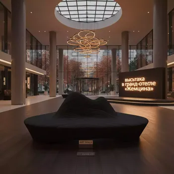 Аренда Лавка бескаркасная черная MOROSO в гранд-отеле «Жемчужина» — ART SPACE
