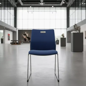 Аренда Стул ИЗО синий из ткани хром в Mantera Supreme — ART SPACE