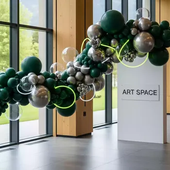 Аренда Гирлянда разнокалиберная № 3 за 1 м в Green Flow Hotel — ART SPACE