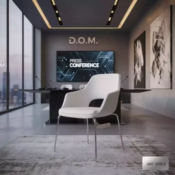Аренда КМ 0099 белый в ресторане «D.O.M» — ART SPACE