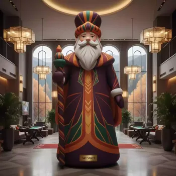Аренда Батут Дед Мороз в Green Flow Hotel — ART SPACE