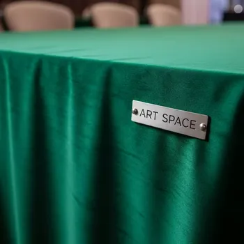 Аренда Скатерть бархатная ИЛЕР прямоугольная зеленая 315 в City Park Hotel Sochi — ART SPACE