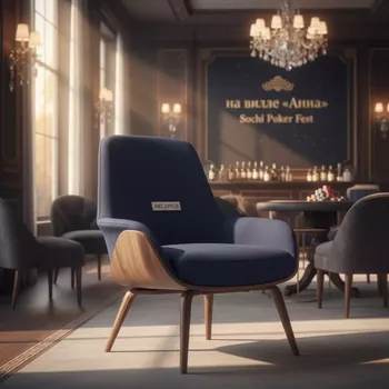 Аренда Чехол на стул Eames E07 синий на вилле «Анна» — ART SPACE
