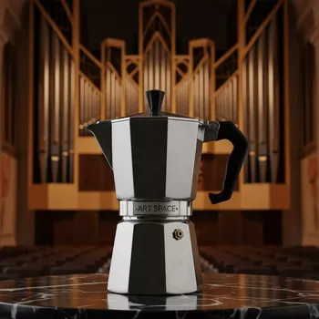Аренда Кофеварка гейзерная на 2 порции Ritmo Espresso в Зале органной и камерной музыки — ART SPACE