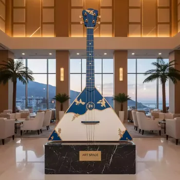 Аренда Ростовая фигура балалайка большая в Grand Karat Sochi — ART SPACE