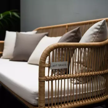 Аренда Диван плетеный с подушками Jupiter в Radisson Hotel Rosa Khutor — ART SPACE