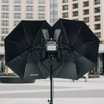 Аренда Зонт профессиональный двухкупольный Galaxia Dual V Carbon 2.9х6 м в отеле «Богатырь» — ART SPACE