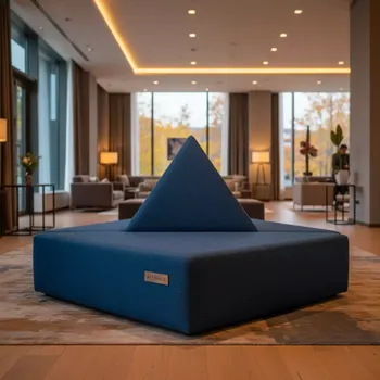 Аренда Пуфик Big shape darkblue triangle в Grand Karat Sochi — ART SPACE