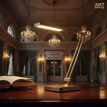 Аренда Лампа настольная LED "Мини" золотая в санатории «Октябрьский» — ART SPACE