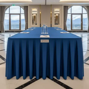 Аренда Скатерть прямоугольная синяя Pantone 286 U в Sochi Marriott Krasnaya Polyana — ART SPACE