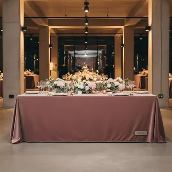 Аренда Стол Арис прямой бархат пыльно розовый в Courtyard by Marriott Sochi — ART SPACE