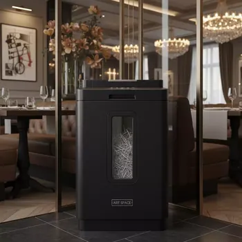 Аренда Шредер уничтожитель Bulros 820S чёрный 4 мм в ресторане «Баран-Рапан» — ART SPACE