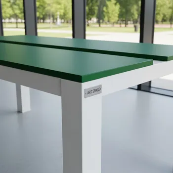 Аренда Стол Mid green & white в санатории «Сочи» — ART SPACE