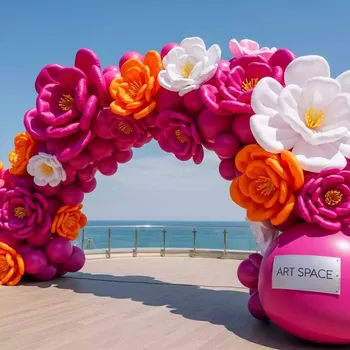 Аренда Пневмогирлянда из цветов в Swissôtel Resort Sochi Kamelia — ART SPACE