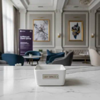 Аренда Ёмкость для соуса квадратная глубокая белая 50 мл 55х55 мм в Mercure Сочи Центр — ART SPACE