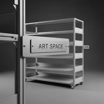 Аренда Система хранения компактная мобильный стеллаж Твист Лайт в Green Flow Hotel — ART SPACE