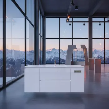 Аренда Тумба без раковины подвесная белая Cersanit MODUO SLIM 80 см на площадке Rosa Peak (2320м) — ART SPACE