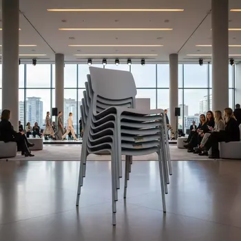 Аренда Кресла Escalet светло серого пластика в Radisson Collection Paradise — ART SPACE