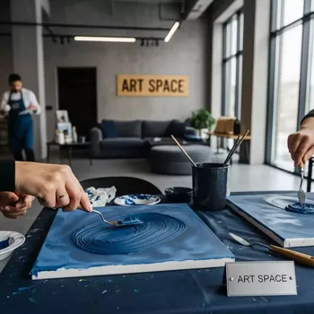 Аренда Мастер класс картина из текстурной пасты в Karat Resort — ART SPACE