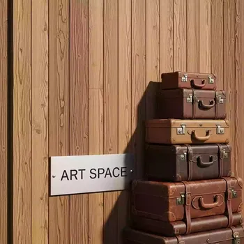 Аренда Фотозона деревянная с чемоданами на площадке Rosa Peak (2320м) — ART SPACE