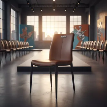 Аренда Кресло обеденное Freedom экокожа коричневая в Novotel Resort — ART SPACE