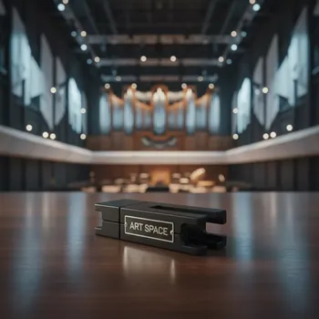 Аренда Клипса для пластикового цоколя черная в Зале органной и камерной музыки — ART SPACE
