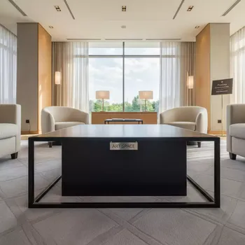 Аренда Журнальный стол Cube черный черная столешница в Rodina Grand Hotel & SPA — ART SPACE