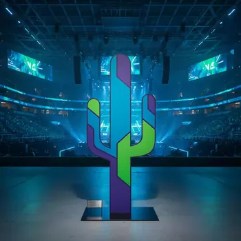 Аренда Фигура ростовая кактус плоский 125 см в VK Stadium Sirius — ART SPACE