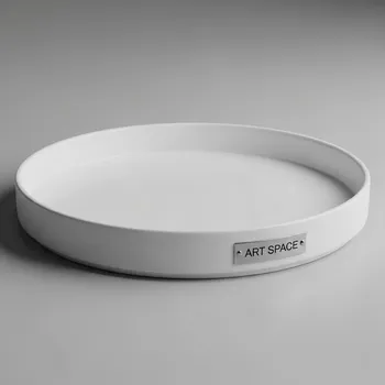 Аренда Тарелка подстановочная Аликанте белая 33 см в Omega Sirius — ART SPACE