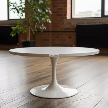 Аренда Журнальный стол Tulip white в ресторане «Баран-Рапан» — ART SPACE