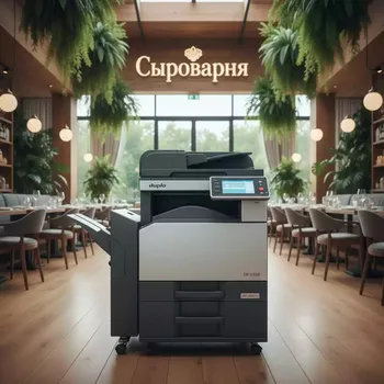 Аренда Ризограф дупликатор Duplo DP X550 в ресторане «Сыроварня» — ART SPACE