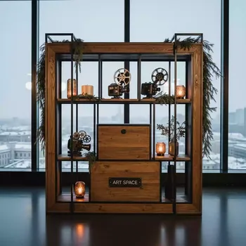 Аренда Стеллаж квадратной формы Old fashioned в Panorama by Mercure — ART SPACE