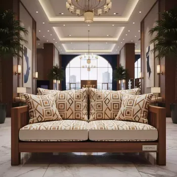 Аренда Диван двухместный с подушками Matisse Teak в Mövenpick Hotel — ART SPACE