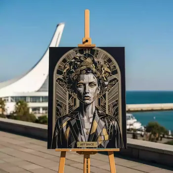 Аренда Портрет на холсте по фотографии на территории Морпорта Сочи — ART SPACE